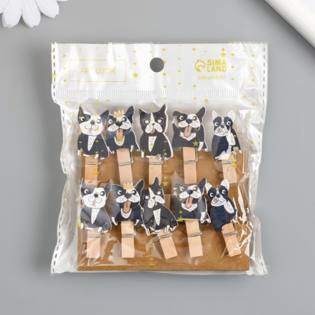 Decor for creativity tree "Procher. Buldozhka" set 10 pcs 4.2x1.2x1.2 cm-4