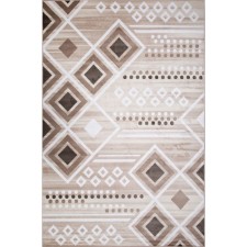 Ковёр прямоугольный Merinos Valencia Deluxe, размер 100x200 см, цвет cream-brown