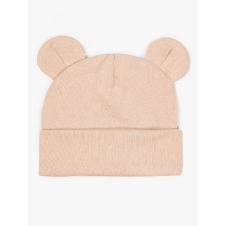 Children's cap Amarobaby Nature Essence Bear, size 44-46, beige color