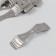 Holder for fastening the wick with 3 holes metal 10x2.5 cm