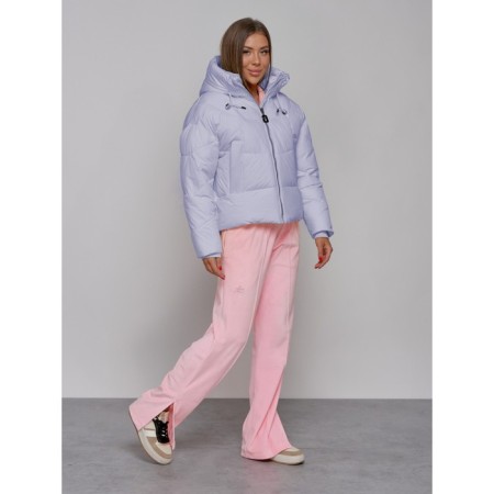 Winter jacket, size 44, purple color-2