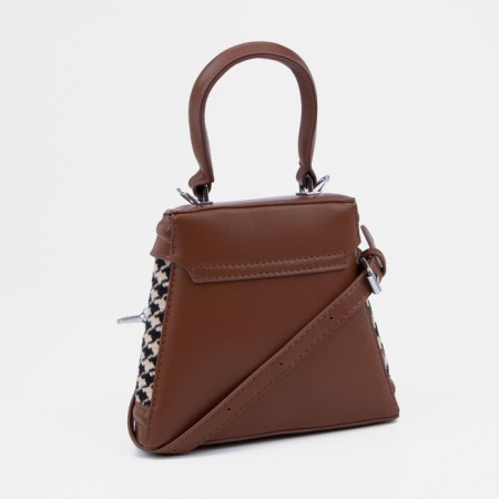 Cross-bodi on the valve, brown color-1