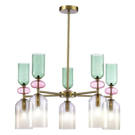 Ceiling Ceiling ST LUCE. SL2000.202.05. GEA. 5x40 watts, E14, 70x70x40 cm, golden color