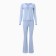 Kit (jumper, trousers) female minku, color of blue river 48