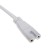 The wire for connecting the ULI-P Lovember to the 220V Uniel, 300 cm, 2 contacts, white