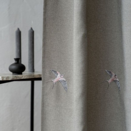 A set of curtains with Mary's selection, size 145x280 cm, beige-gray color, 2 pcs-1