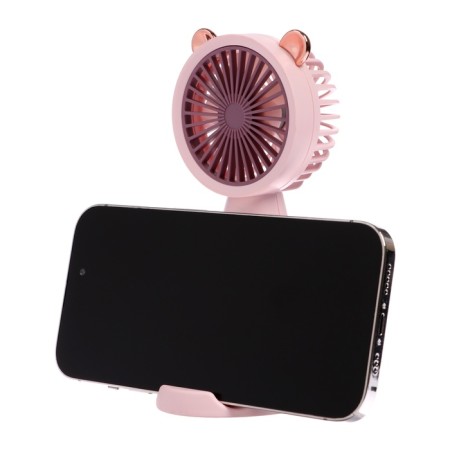 Gift set fan and umbrella, pink-10