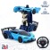 Robot Radio -controlled "Sports", transforms, works from batteries, color mix