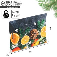 Figure team “Mandarin mood”, 11 x 8 x 2 cm, New Year