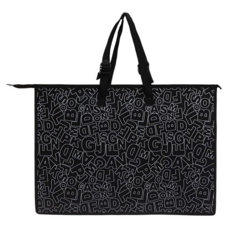 Folder for drawings and drawings A2, 650 x 470 x 100 mm, with handles, zipper plastic on top of Devente Word, inner pocket-4