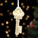 Christmas tree decoration "Key to Dream", MDF, 5x12 cm