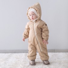 Комбинезон детский зимний KinDerLitto «Новый домовёнок-2», рост 74-80 см, цвет бежевый