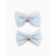 Hair bow 2 pcs, Krabi "Bright Star", 8 x 12.5 cm