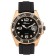 Men's watch, with calendar, D-4.4 cm, L-24 cm strap, luminous, 3 atm