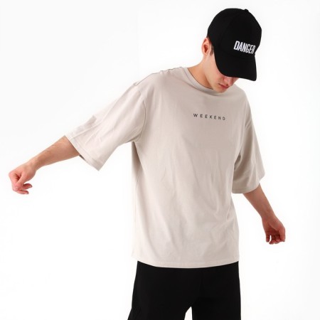 Men's cap with Danger ribbon, black color, rr 56-5