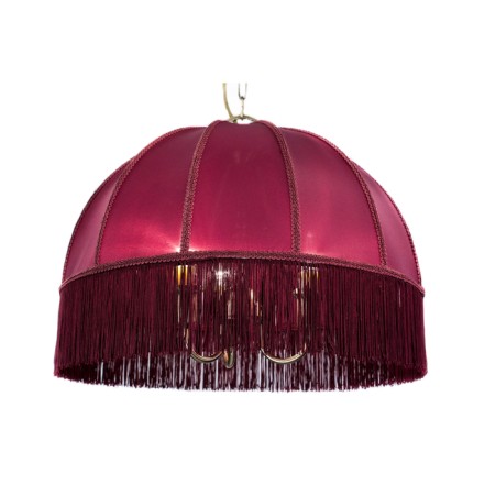 Lamp "Basel" 3x60W E14 red 51x51x50cm-1