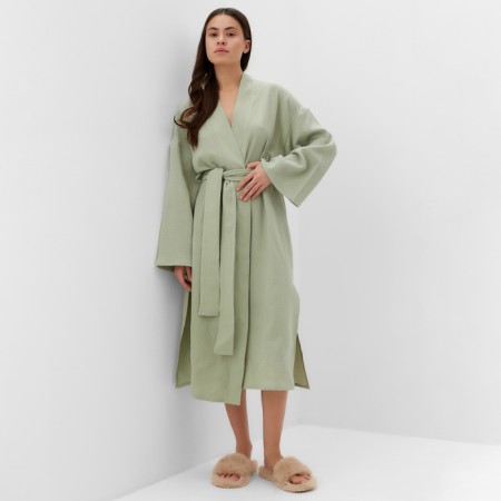 Women's robe KAFTAN BASIC R.44-46, Green-4
