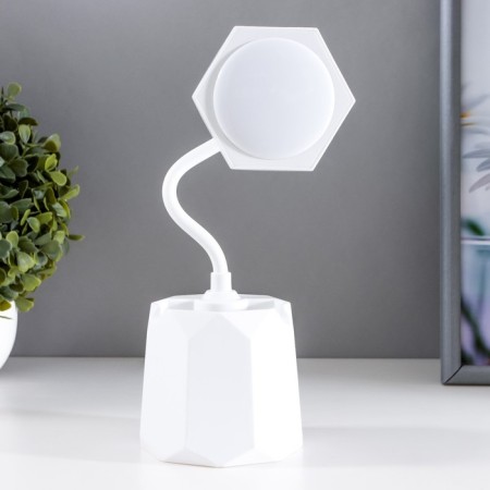 Table lamp "Ek" LED 1 mode 4.2W USB white 9x9x32.5 cm Risalux-5