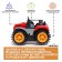 The “Farmer” Tractor-Perevoysh Tractor works on batteries, red color