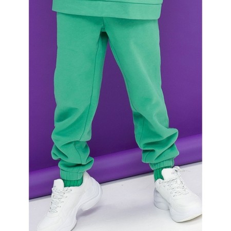 Children's pants, height 146 cm, green color