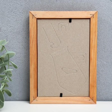 Photo frame 10x15 cm nut (glass)-2