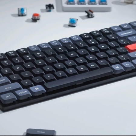 Wireless mechanical ultra-thin keyboard QMK Keychron K3 Pro, 84 keys, RGB-subs 108244-1