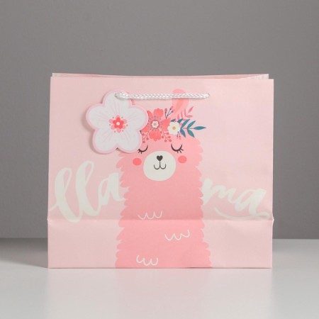 Gift package, packaging, Lama, 27 x 23 x 11.5 cm-3