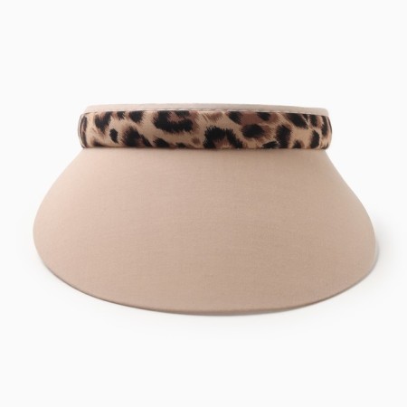 Feminine visor minaku "leopard" color Poil color, rr 56-58-1