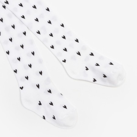 Pantyhose children, white color, height 116-122-1