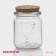 Glass jar for spices with a cork lid "Parfa", 135 ml, 6 × 7.5 cm