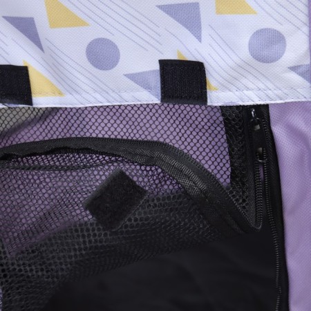 An animal aviary, a tent with a pattern, round, 90 x 55 cm, purple-7