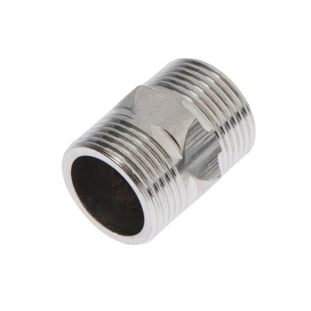 Nipple Zein, 3/4 ", external thread, stainless steel, packing 100 pcs.