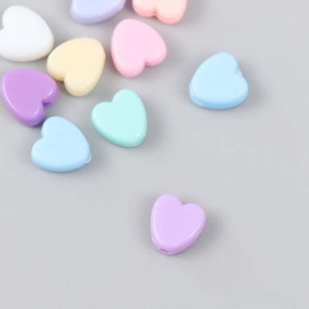 Beads "hearts" mix 8x8 mm-1