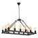 Herda chandelier 14he27 40w Black 85x35x40cm Bayerlux