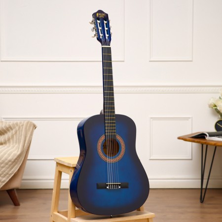Classic guitar Music Life GQD-H38Y, Blue, 97 cm
