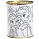 Pigging porery storage with paints "I smoke for a dream", a cold heart