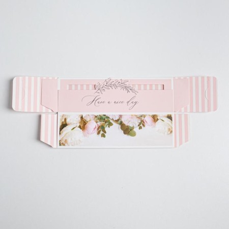 Box for Makarun confectionery, packaging "Have a nice day", 18 x 5.5 x 5.5 cm-3