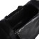 Road bag, 3 parts on zippers, external pocket, long belt, black color