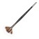 Fan brush, synthetics, gamma "modern" No. 8, short handle, two levels of length