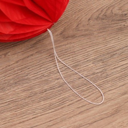 Ball paper decorative, diameter 30 cm cm, col. red-1