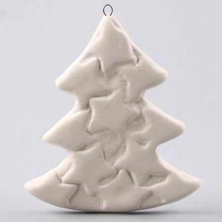 Christmas tree decoration for painting "Christmas tree with stars", with a suspension-3