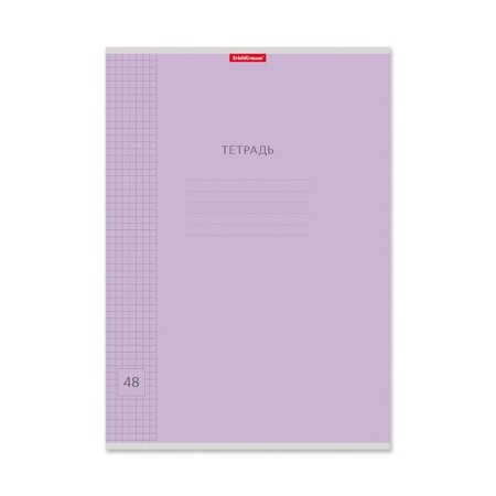 Notebook 48 sheets, A4 cage, Erichkrause, Visio classic, mix-3