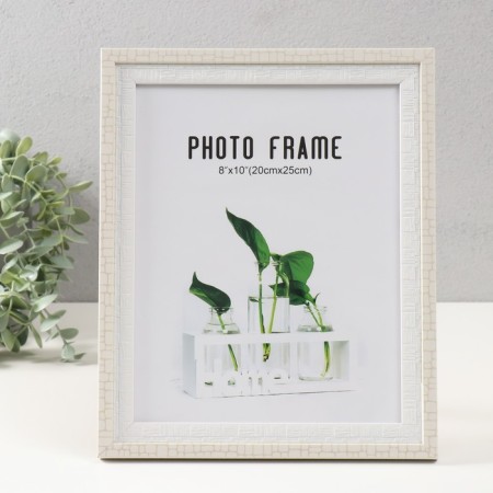 Photo frame plastic 20x25 cm "Double. White brick" 29x24x1.4 cm