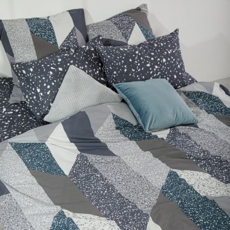 Bed linen 2pas Night is tender Florida 175x215cm, 180x215cm, 70x70cm 2pcs, Poplin 110g HL100%-1