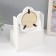 Casket wood 1 box with a mirror "Lavender trolley" 11x7.5x14.8 cm