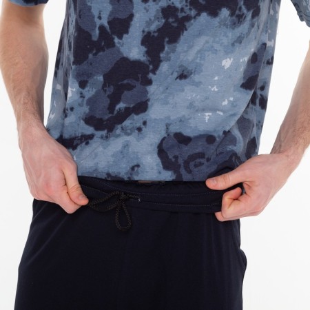 Homemade set (T -shirt/pants), gray/black color, size 56-4