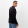 T -shirt with DL. Sleeve male minku color black, rr 48