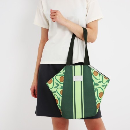 Bag Women's Beach "Avocado" + bikini Bag-15