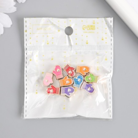 Busina for creativity plastic "mittens" mix 0.8x0.9x1.4 cm-4