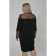 Female dress, size 58, black color